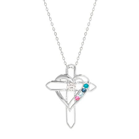 Kay Birthstone Family & Mother's Heart Necklace | Hamilton Place